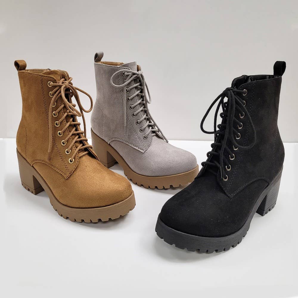 Laced Up Booties