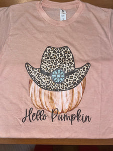 Cowboy Hello Pumpkin